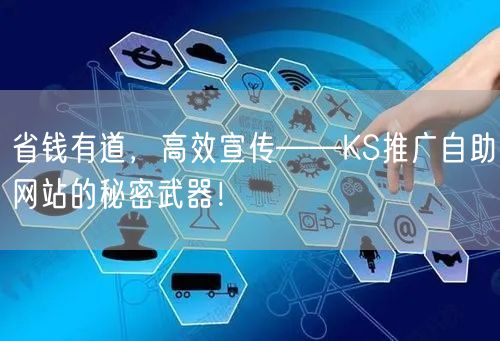 省钱有道，高效宣传——KS推广自助网站的秘密武器！
