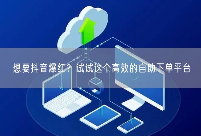 想要抖音爆红？试试这个高效的自助下单平台
